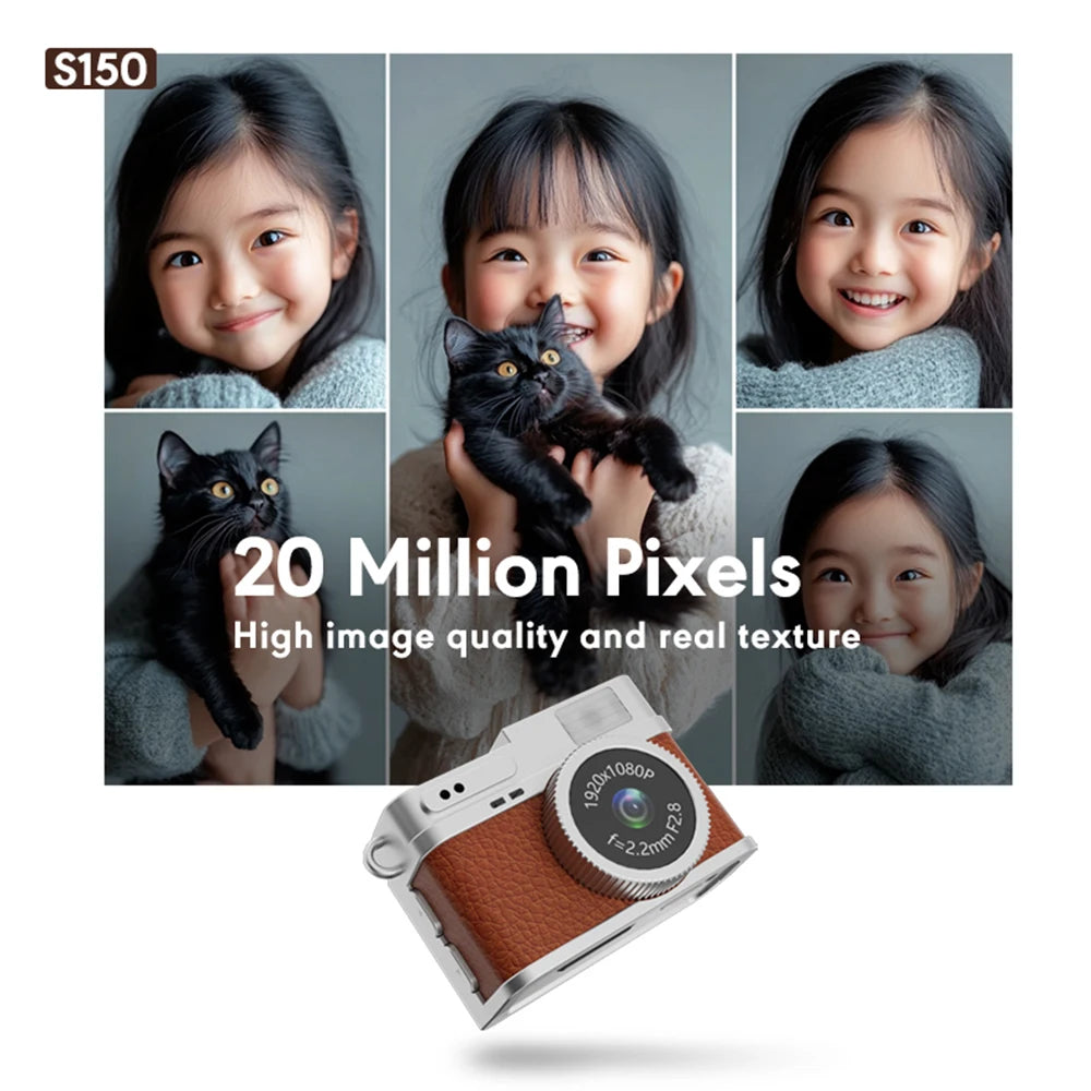 Digital Retro Mini Camera 1080P