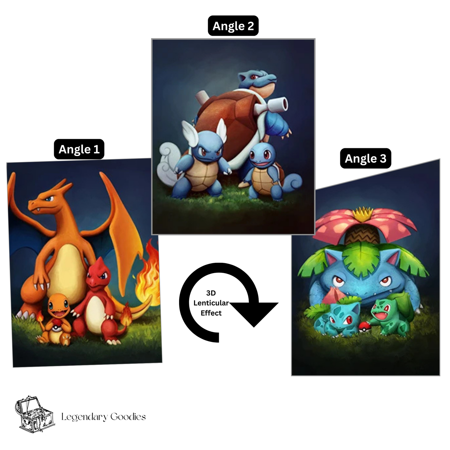 Pokémon 3D Posters