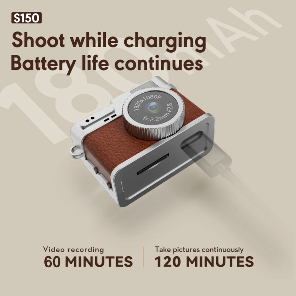Digital Retro Mini Camera 1080P